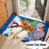 Custom Name Rug Scooby dog Carpet Game rug Area Rug Suitable for Kitchens, Homes, Offices, Living Rooms,Home Decor,Birthday Gift