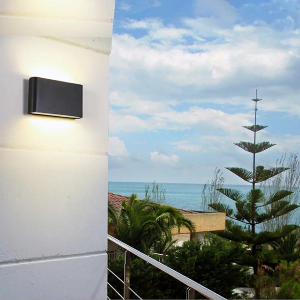 New Enhance your outdoor space with these elegant, stylish, and durable waterproof 12W LED aluminum outdoor wall lamps. These mo