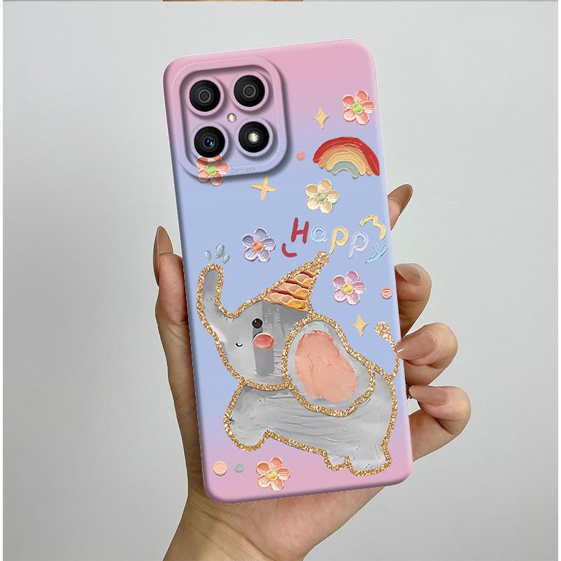 Phone Case For Honor X8 4G Case Aesthetic Luxury Protective Full Coque HonorX8 Soft Silicone Funda For Honor X 8 X8 Back Cover
