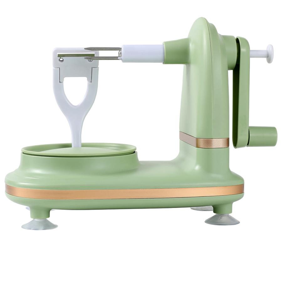 

1 шт., домашняя машина для чистки яблок, прочный кухонный инструмент для яблок, картофеля, груш, идеальный инструмент для экономии времени для домашних поваров светло-зеленый