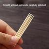 Double-Ended Bamboo Toothpicks: Portable, Disposable Skewers for Home or Restaurant Use