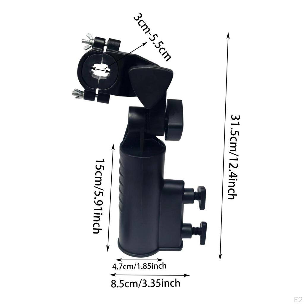 Golf Cart Umbrella Holder Universal Heavy Duty Attachment for Beach Chair