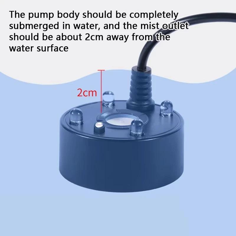Nebelmacher 5V USB Zimmerbrunnen Vernebler Nebler Nebelmacher für kleine Felsenbecken Aquarien Landschaftsgestaltung Luftbefeuchter