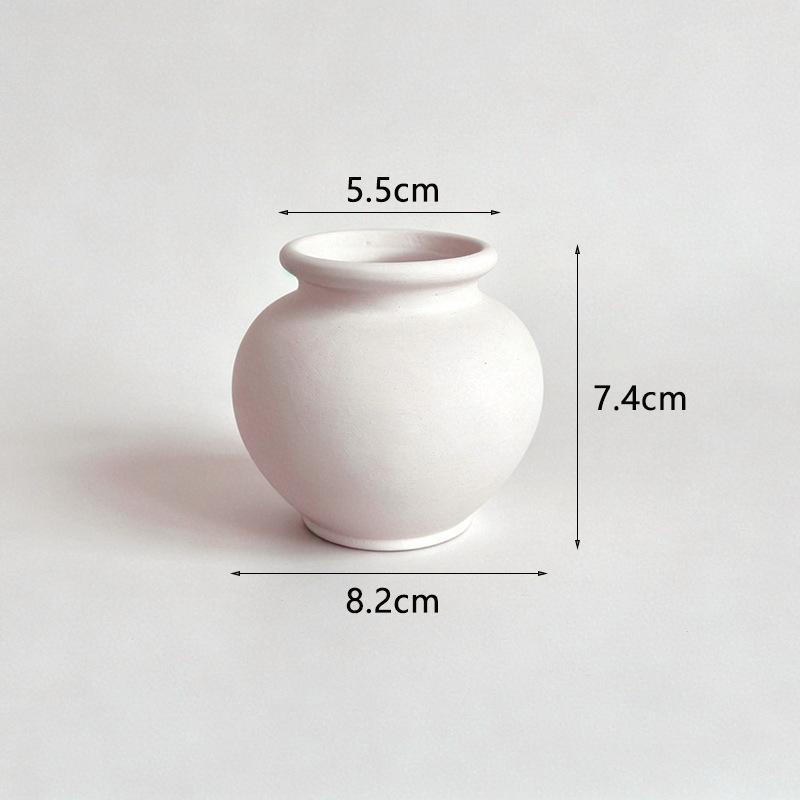 Terracotta & White Ceramic Self‑Watering Spike Automatic Plant Waterer for Potted Plants