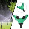 Garden Water Pipe Connectors Pipe Adapter Y Shape Hose Splitter Valve Three Way Plastic Valve with Switch for Flower Planting