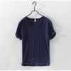Men's Cotton V-neck T-shirt Summer Short Sleeve