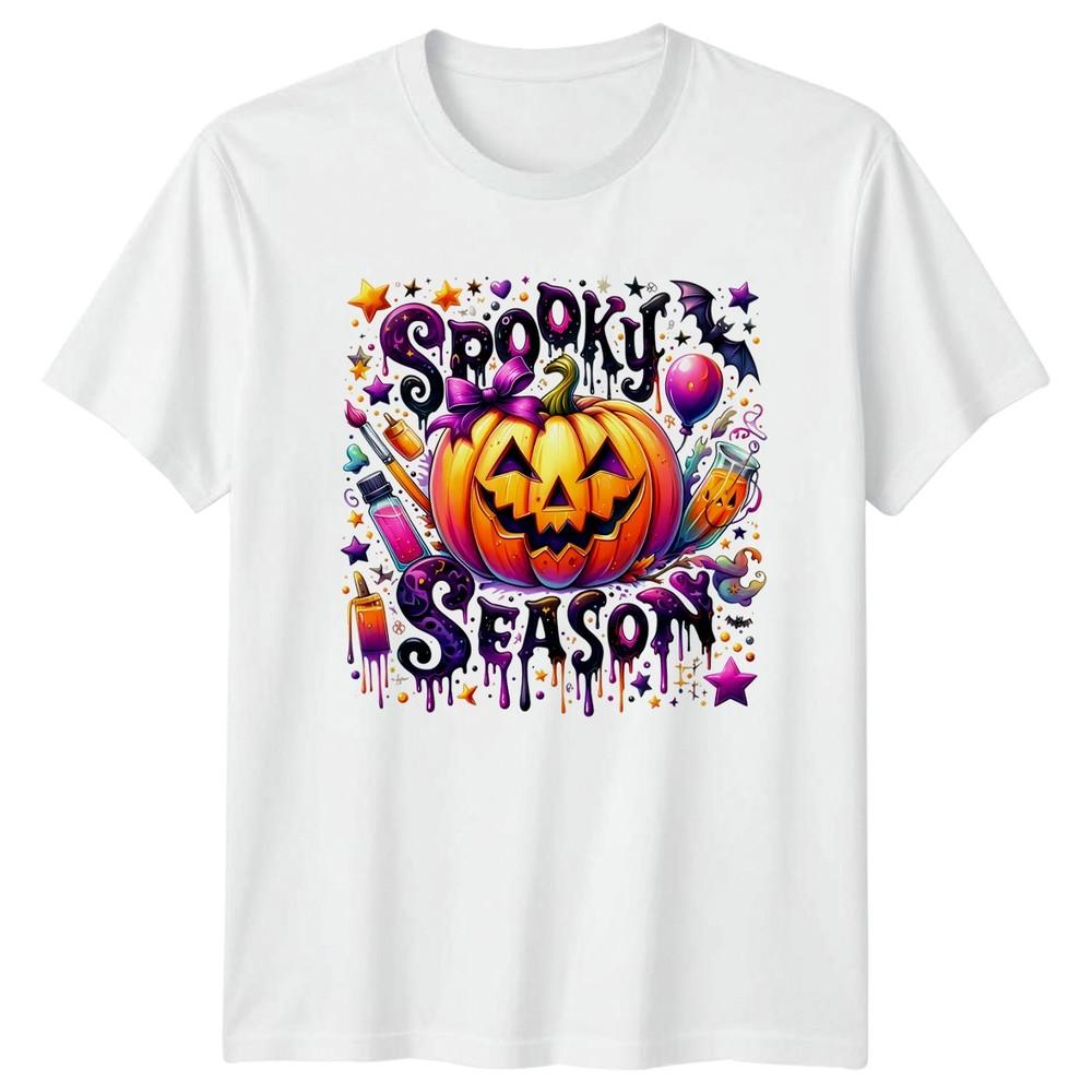 Spooky Season Halloween Holidays Pumpkin Jack O Lantern Unisex Unisex Graphic Tee S