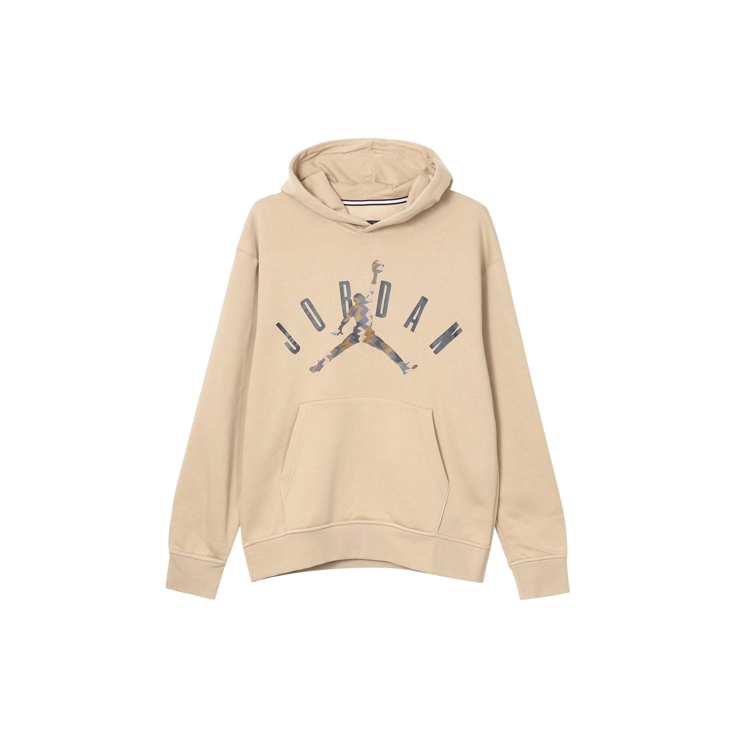 Air Jordan Flight MVP Fleece Pullover Hoodie Hemp Men s FD7416-200 L