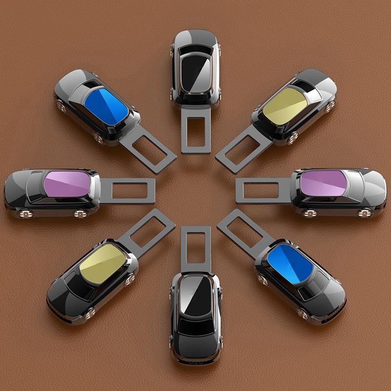 Car Model Style Car Seat Belt Extension Buckle Seatbelt Clip Adjustable Extender For Porsche Macan Panamera Cayenne Cayman 911