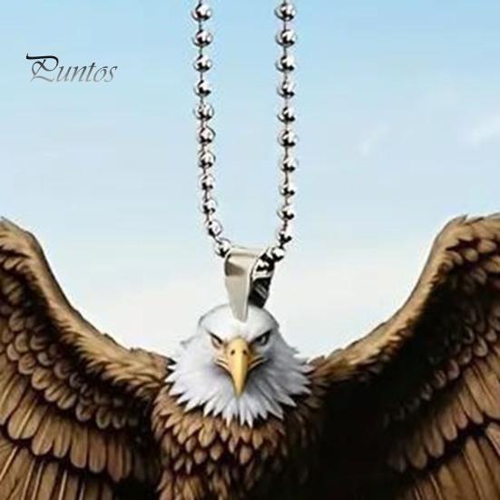 Durable Acrylic Car Interior Pendant Eagle Hanging Ornament, 2D Flat Tough Temperament Decor Rearview Mirror Decor, Lightweight Auto Decoration for