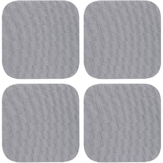 4PCS Jar Opener Gripper Pad, Silicone Jar Openers 5 Inch Square Multi-function Anti-Slip Coasters Bottle Jar Opener, Jar Lid Openers for Opening Cans