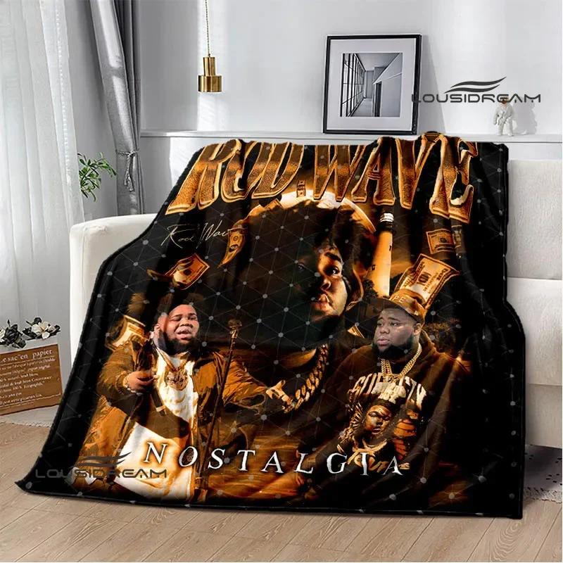 Rapper rod wave printed blanket Warm Flannel Blankets Soft and Comfortable blanket Home Travel Blanket bed linings Birthday Gift