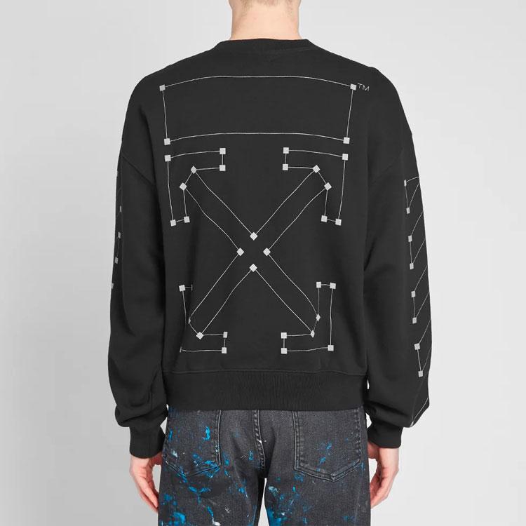 OFF WHITE Diag Backbone Sweatshirt OMBA035E19E300011091