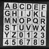60Pcs Painting Templates Letter and Number Stencils Kids Drawing Stencils for Wood Sign Cake Painting Wall Decoration