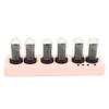 Tube Clock Kit Wireless Control with 6 Bit     LCD Screen 12 24 Hours RGB Backlit Desktop Decoration