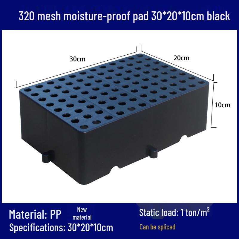 Moisture-Proof Interlocking Plastic Pallet Tray for Warehouse Storage