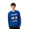 adidas Pullover American Vintage Sports Casual Crewneck Sweatshirt Men Sweatshirt Blue AZ8351