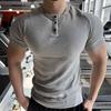 Αμερικανικό Καλοκαιρινό Ανδρικό T-shirt Henry Υψηλής Ελαστικότητας Modal Αθλητικό Casual Αναπνέον Ευέλικτο Τοπ