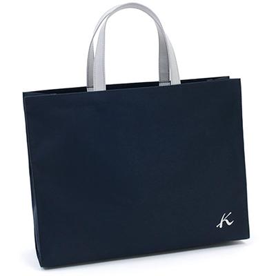 Kitamura A4 Size Shopping Bag RH0573 Women's Dark Blue/Light Gray [Navy] 10821 Free Size