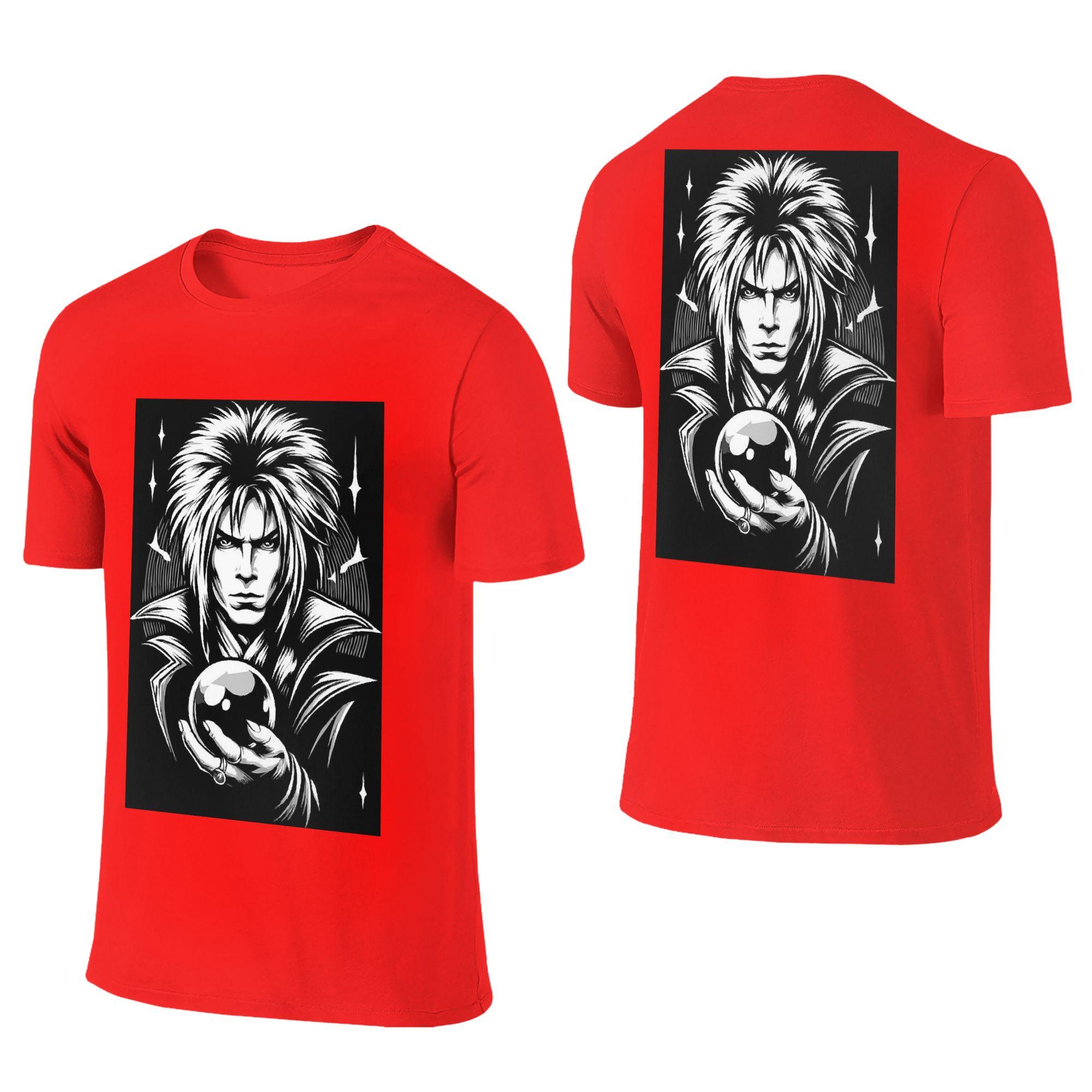 

100 Cotton Jareth The Goblin King Labyrinth Its Only Forever TShirt Unisexs Double Sided T Shirt Unisex Shirts Tops Oversized S