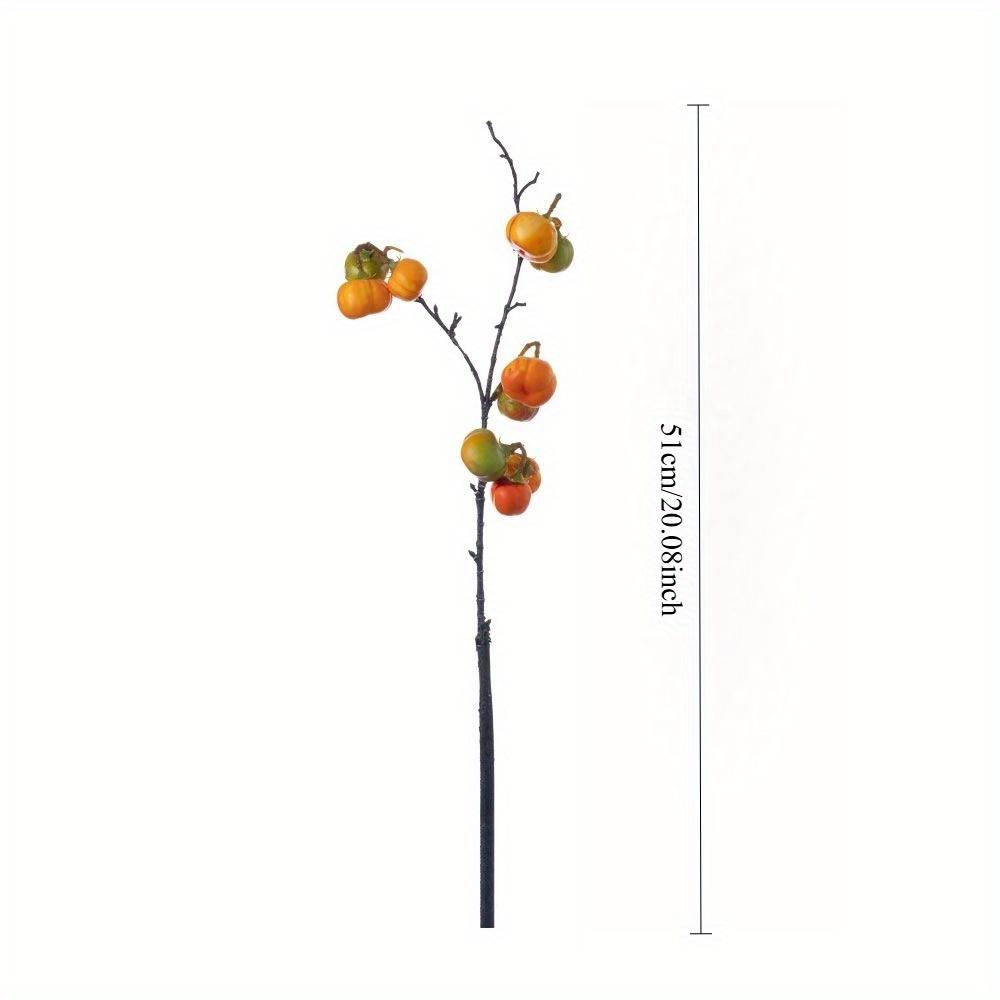 1Pc Simulated Small Pumpkin Bouquet, for Outdoor Patio Garden Wedding Decoration