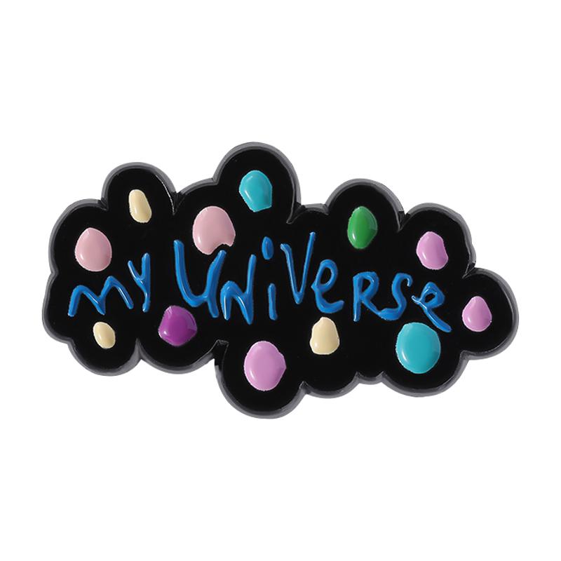 A HEAD FULL OF DREAMS Enamel Pins Custom LIGHTS GUIDE YOU Brooches Lapel Badges Clothes Funny Jewelry Gift for Friends
