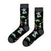 Men's Big Size Cotton Socks – Animal Life Series Novelty Themed Socks for Everyday Casual