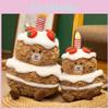 Cake Birthday Strawberry Bear Doll Cute Plush Bear Doll Birthday Girls Gift