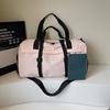 Large Capacity Sports Fitness Bag Separation Shoes Bags Shoulder Bag Plaid Storage Travel Bag