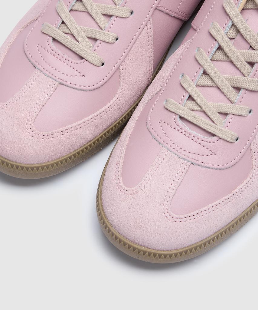 Daonato Deutsche Militär-Sneakers+5cm (Rosa)