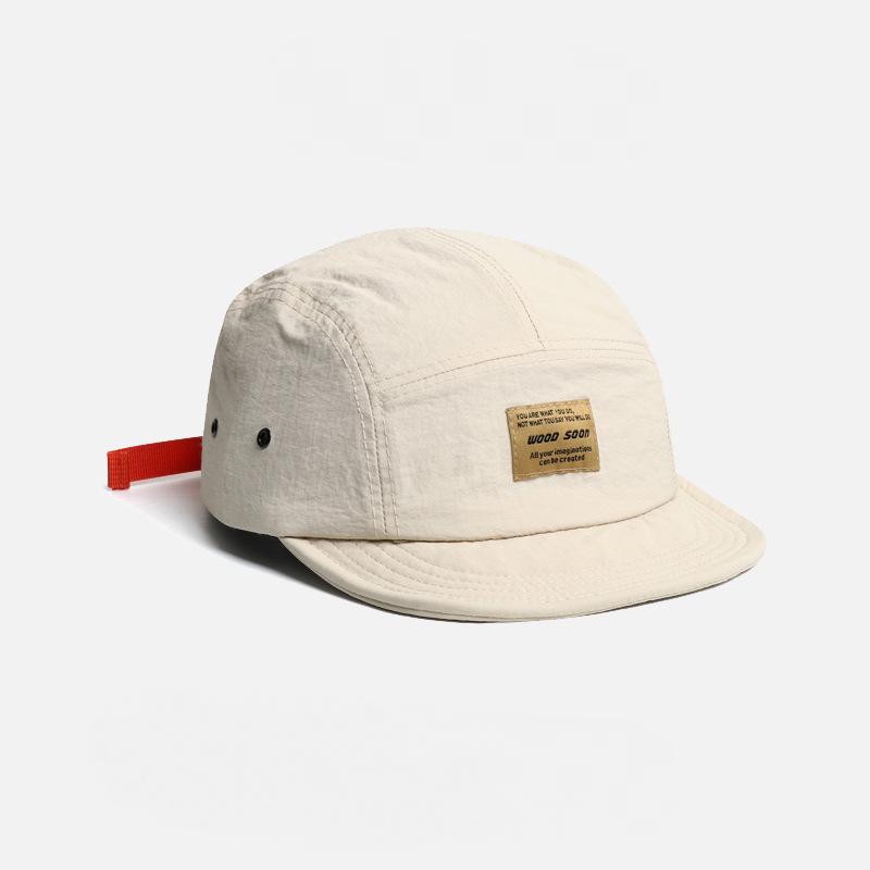 Spring Summer Quick Dry Breathable Baseball Cap Short Brim Hip Hop Hat for Men Women Casual Workwear Soft Adjustable
