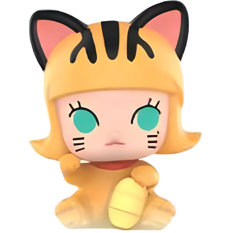 POP MART MOLLY Bubbles Cute Beads Lucky Cat Collection Blind Box Products, Single Mystery Box