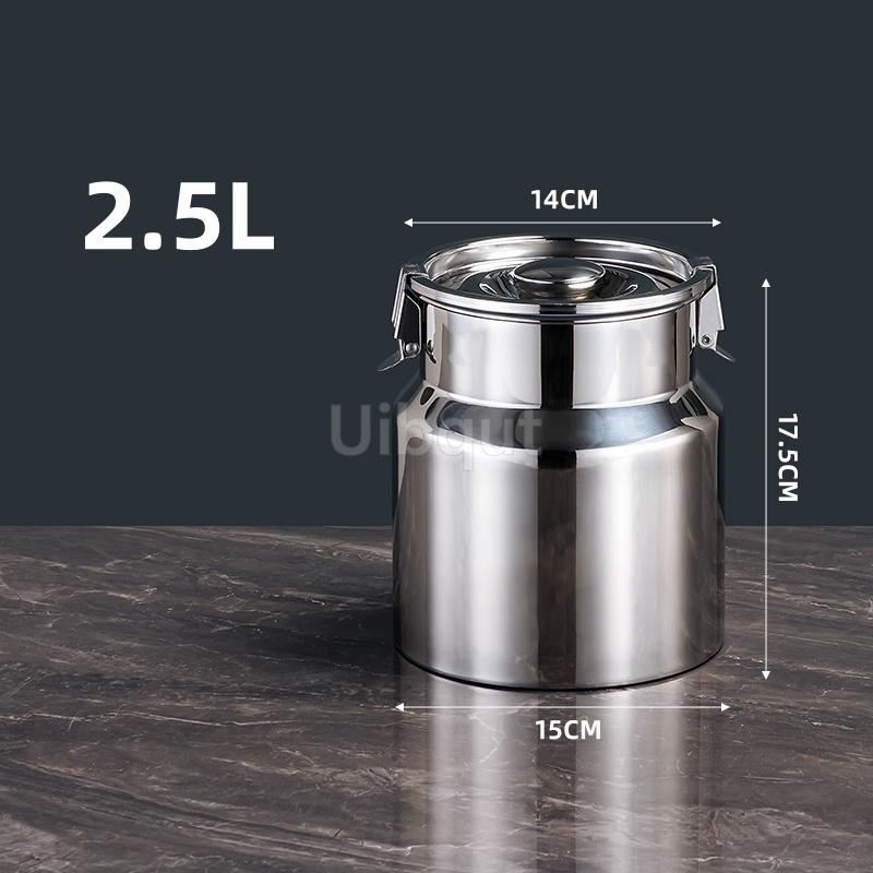 304 Stainless Steel Sealed Barrel Transport Tank Edible Oil Tank Peanut Oil Milk tea Wine Sealed Tank jar Brewing Fermentation