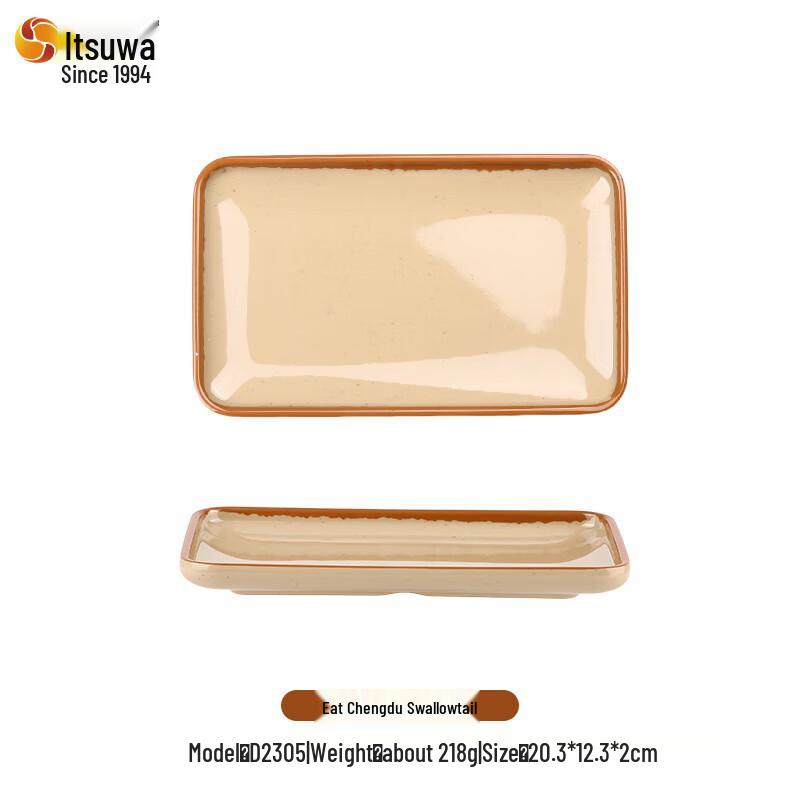 Retro Melamine Dinner Plate