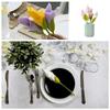 1/4 stuks Servethouder Servetstandaard Papieren Rol Bloem Roos Romantische Decoratie Perfect voor Feesten Dates Bruiloften