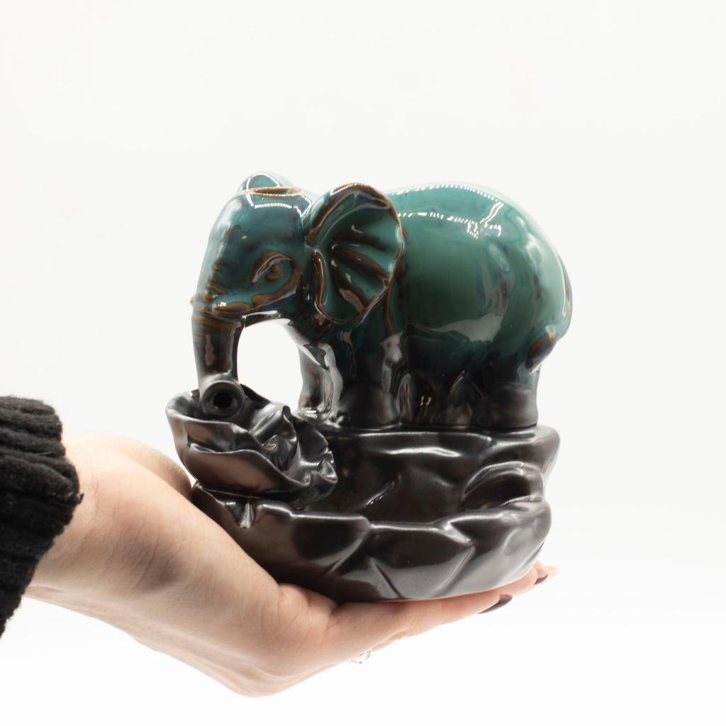Backflow Incense Burner – Elephant At Pool