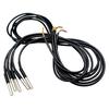 5/1pcs DS18B20 1M 2M 2.5M 3M Waterproof Cable Temperature Probe Waterproof Temperature Sensor DS18B20 Waterproof Cable