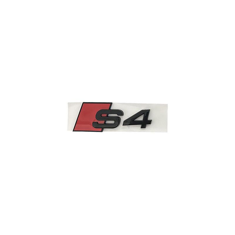 Glossy Black 192mm 275mm tt 2010-2019 S4 Badge ABS Car Styling Hood Front Bonnet Grill Rear Trunk S4 Emblem Stickers Accessory