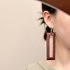 Retro Style Wood Earrings Lightweight And Stylish Ideal For Autumn And Winter Outfits Adds A Unique Touch To Any Look
