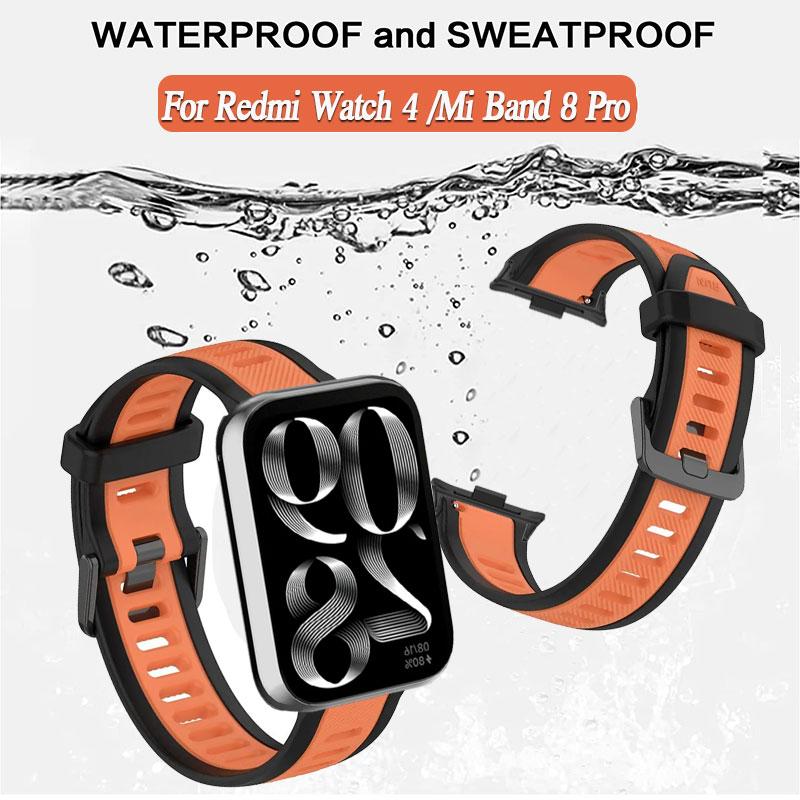 Silicone Band For Redmi Watch 4 / 5 / 5e SIM Strap for Xiaomi Mi Band 9 Pro / 8 Pro Soft Bracelet Wristbands Belt