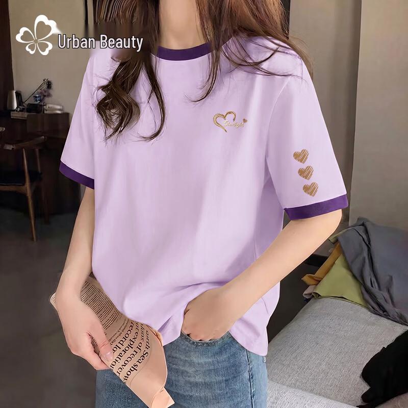 

Women s Hand-painted Cotton T-shirt S