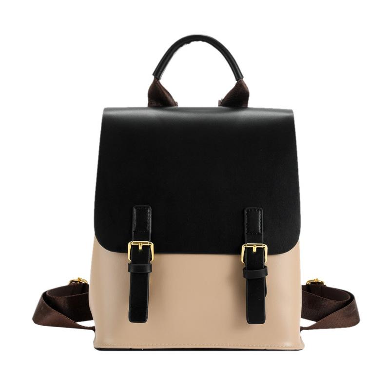 Fashionable Simple Backpack Female College Student Backpack Spring and Autumn New Large Capacity Backpack Travel Backpack