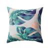 Modern Decorative Leaf Print Pillow Case Home Sofa Zippered Throw Cushion Cover