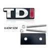 For VW Golf Passat Tiguan Jetta Amarok TDI Badge 3D Metal Car Stickers Tail Decoration Decal Side Sticker