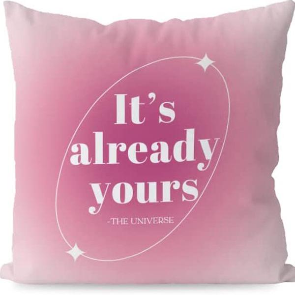 Modern Ins Style Pink Girl's Heart Pillow Case Nordic Linen Cushion Sofa Bedside Pillow