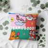Harada Osamu Art Cute O-Osamu Goods For Sofa Car Office Cafe Soft And Comfortable Double-Sided Printing Pillow Cover
