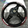 12.5inch 13inch 320mm VERTEX x ADVAN YOHOHAMA Leather Racing Steering Wheel Embroidery JDM Car Accessories Red