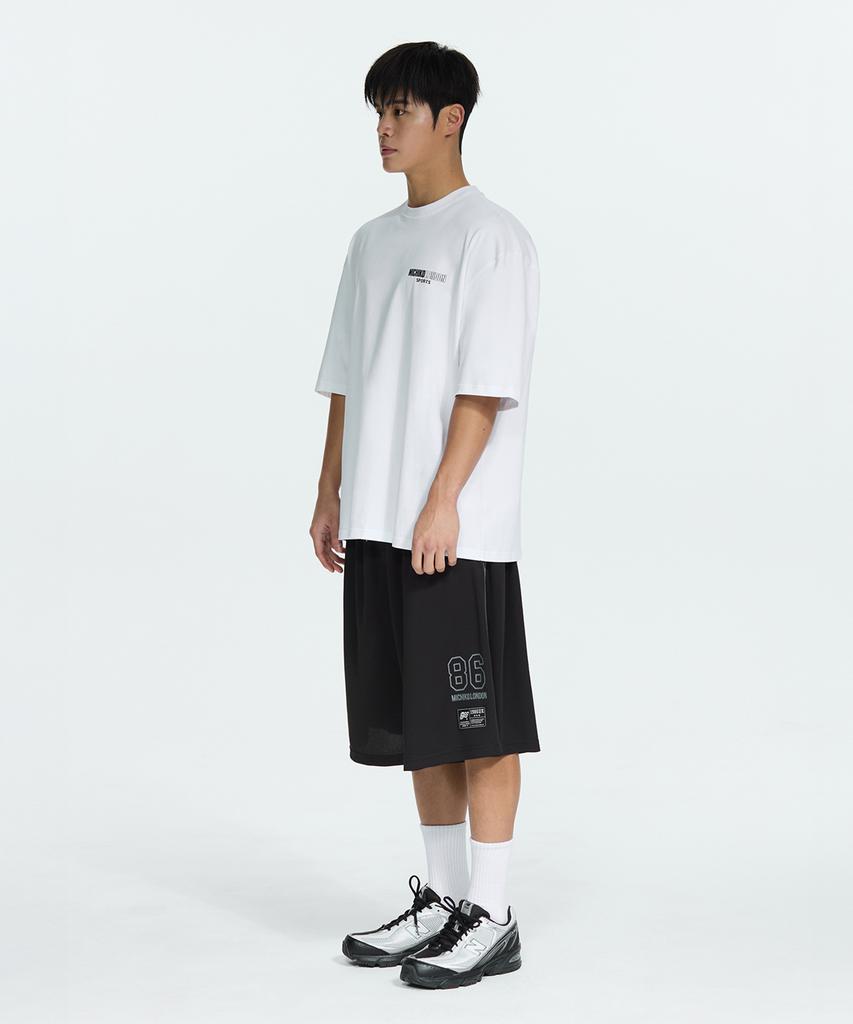 Michikoleondeonseupocheu Heritage Back Logo Bulk Fit Short Sleeve T-Shirt White