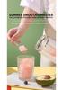Compact Rechargeable Electric Fruit Juicer with Auto-Clean Function for Home Use