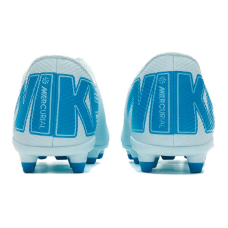 New Nike Anti Slip Wear Resistant Low Top Kids' Soccer Shoes Blue Teenagers FQ8286-400